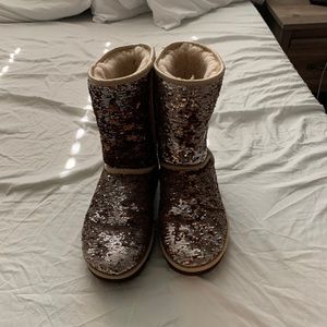 Size 11 Reversible Sequined Ugg Boots